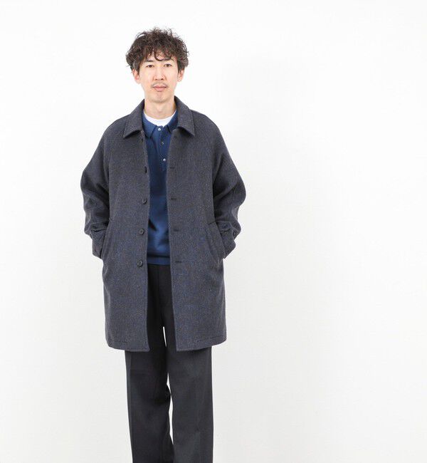 NOLLEY'S goodman「《ビジカジ対応》尾州ビーバーステンカラーコート 25AW」|ステンカラーコート|