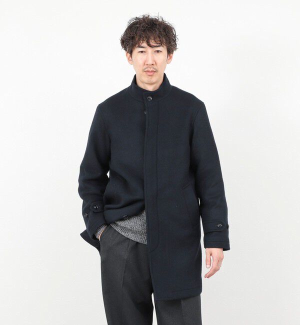 NOLLEY'S goodman「《ビジカジ対応》尾州ビーバースタンドカラーコート 25AW」|その他|