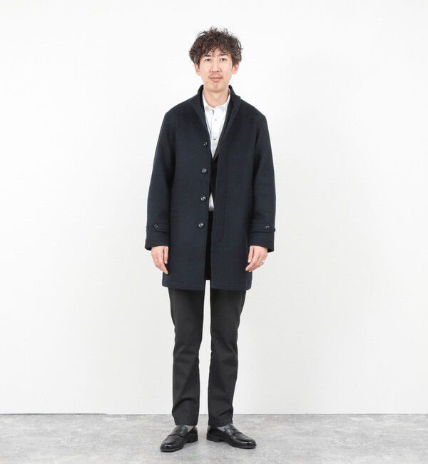 NOLLEY'S goodman「《ビジカジ対応》尾州ビーバースタンドカラーコート 25AW」|その他|