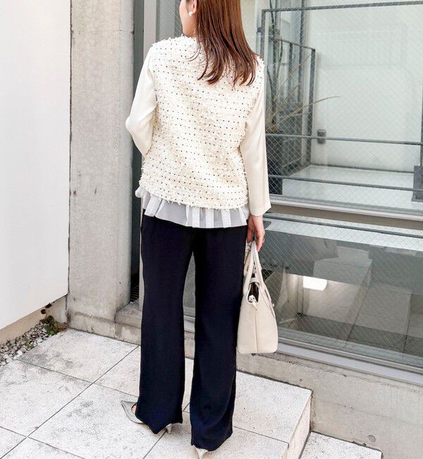 NOLLEY'S「ウォッシャブルオトナサテンペプラムブラウス」|シャツ・ブラウス|