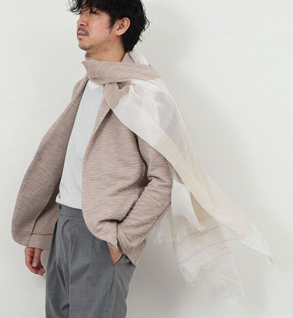 NOLLEY'S goodman「ライトボーダーストール80」|ストール|