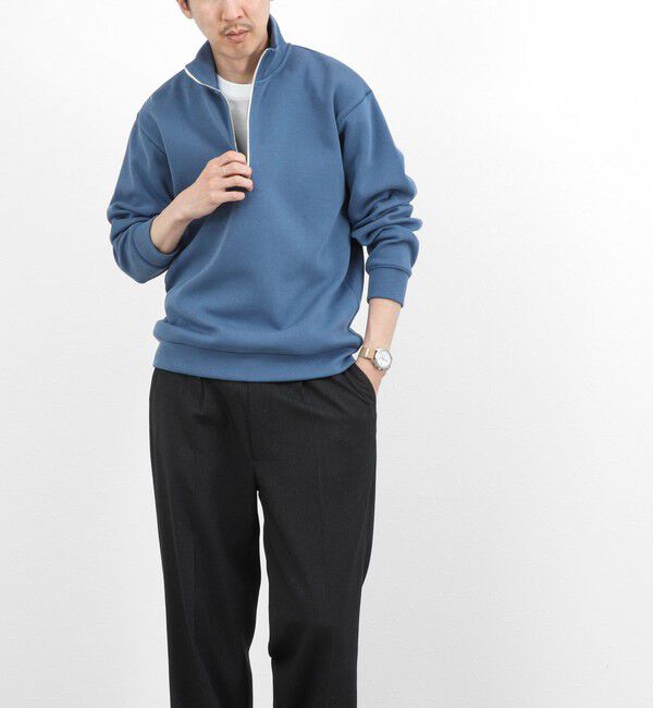 NOLLEY'S goodman「リブダンボール スタンドハーフZip 26SS」|スウェット・ジャージ|