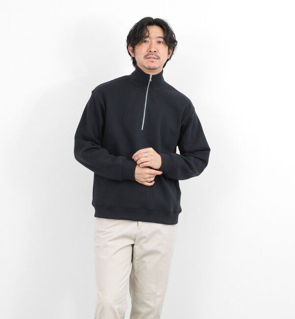 NOLLEY'S goodman「リブダンボール スタンドハーフZip 26SS」|スウェット・ジャージ|