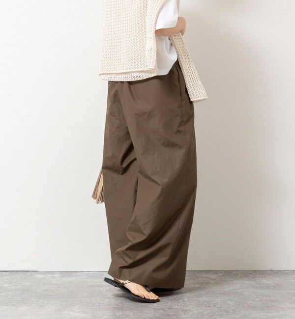 NOLLEY'S「ウォッシャブルエクセルテックタンブラー2タックワイドパンツ」|その他|