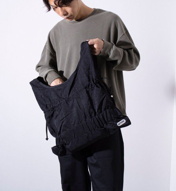 GLOSTER「【昨年即完アイテムが再登場！】【UNISEX】別注 OUTDOOR ドロストショッパーバッグ」|ショルダー・メッセンジャー|