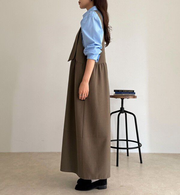 fredy emue「ウール調ジャンスカ」|ワンピース|