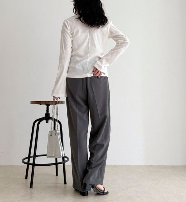 fredy emue「シアーフロッキーフレアスリーブプルオーバー」|Tシャツ・カットソー|