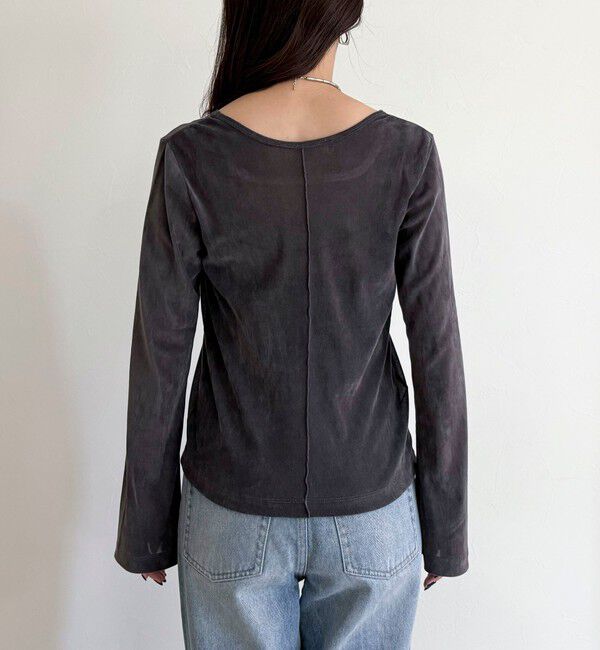 fredy emue「シアーフロッキーフレアスリーブプルオーバー」|Tシャツ・カットソー|