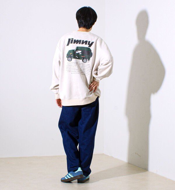 GLOSTER「【ロングセラーコラボ】ジムニー&times;GLOSTER フェイクスエードプルオーバー」|スウェット・ジャージ|