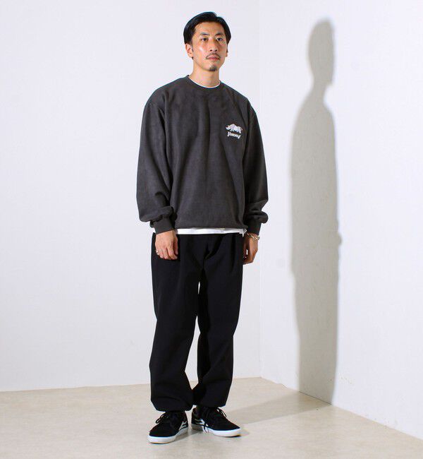 GLOSTER「【ロングセラーコラボ】ジムニー&times;GLOSTER フェイクスエードプルオーバー」|スウェット・ジャージ|