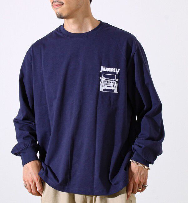 GLOSTER「【ロングセラーコラボ】ジムニー&times;GLOSTER 長袖プリントTシャツ」|Tシャツ・カットソー|