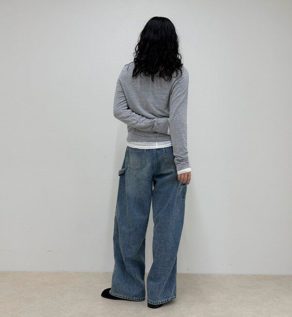 fredy emue「ウールブレンドシアーロンTシャツ」|Tシャツ・カットソー|