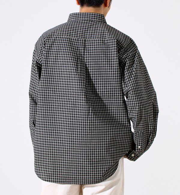 GLOSTER「【シャツ＋Tシャツの2点セット】TC平織 小柄チェックアンサンブル」|シャツ・ブラウス|
