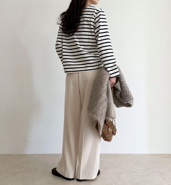 fredy emue「コンパクトボーダーロンTシャツ」|Tシャツ・カットソー|