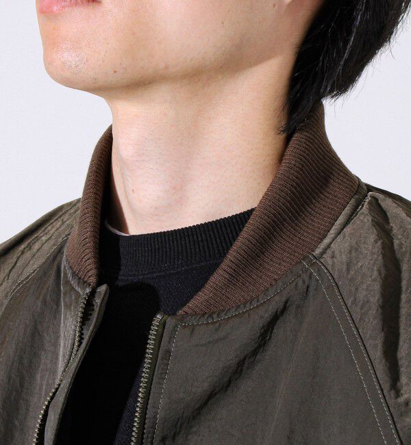 GLOSTER「【ナイロン&times;フリース】2WAY リバーシブルボンバージャケット MA-1 UNISEX」|ブルゾン・スタジャン|