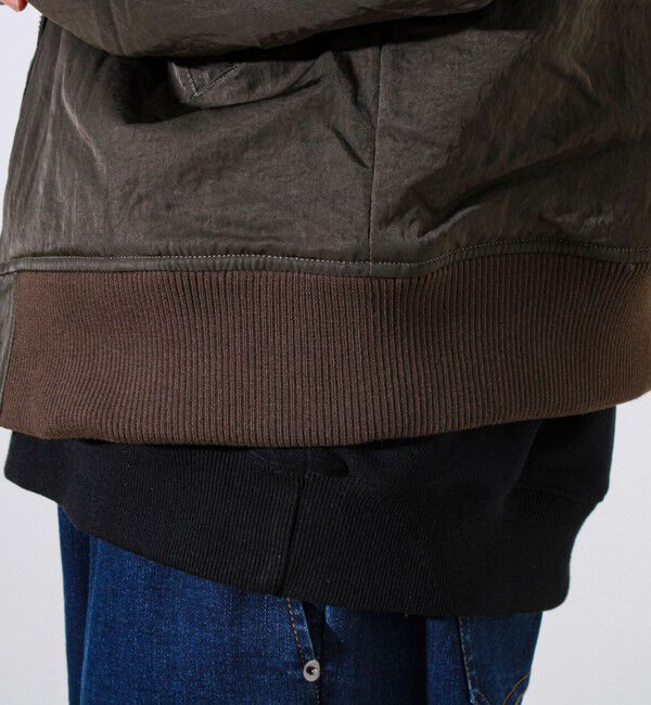 GLOSTER「【ナイロン&times;フリース】2WAY リバーシブルボンバージャケット MA-1 UNISEX」|ブルゾン・スタジャン|