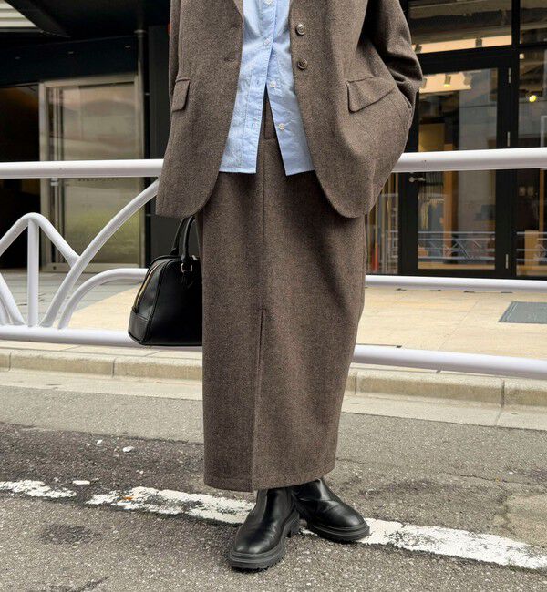 fredy emue「《セットアップ対応》ツィードタイトスカート」|タイト|