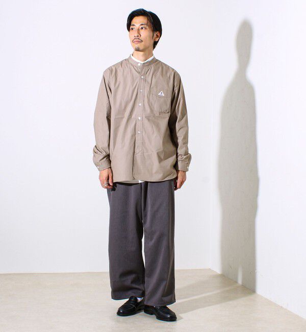 GLOSTER「【GEVACO/ゲバコ】起毛バンドカラーシャツ」|シャツ・ブラウス|