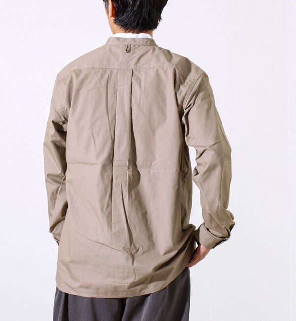 GLOSTER「【GEVACO/ゲバコ】起毛バンドカラーシャツ」|シャツ・ブラウス|