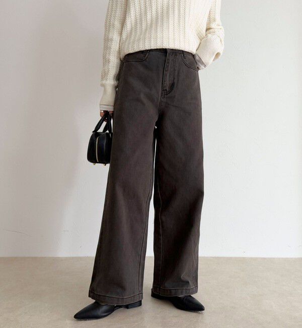 fredy emue「コットンツイルストレートパンツ」|チノ|