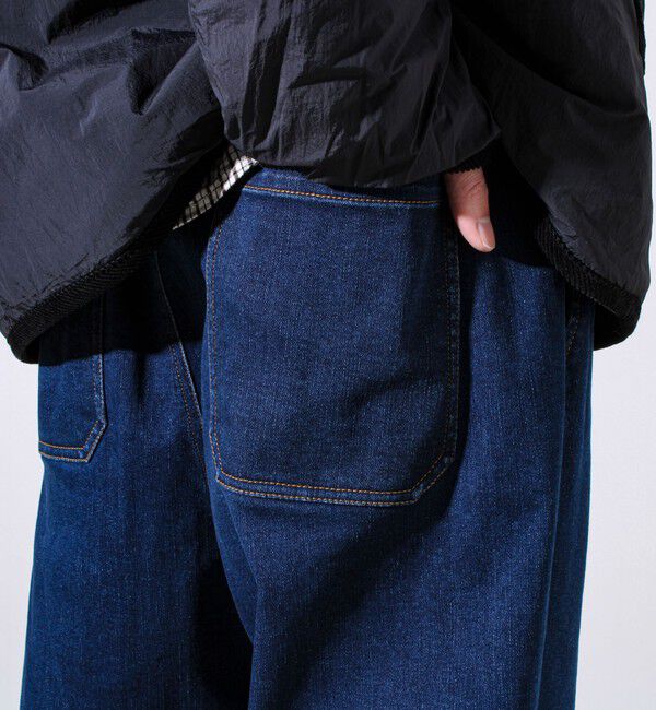 GLOSTER「【シーズンレス/ストレスフリーな穿き心地】ワイドストレッチデニムパンツ」|デニム|