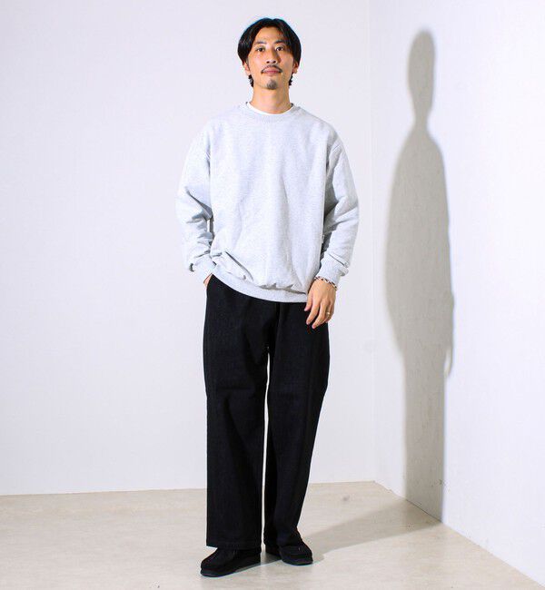 GLOSTER「【シーズンレス/ストレスフリーな穿き心地】ワイドストレッチデニムパンツ」|デニム|