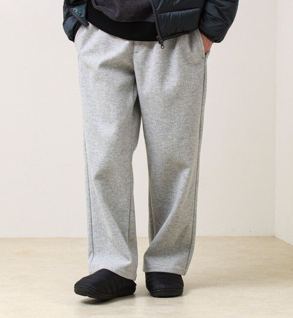 GLOSTER「【GOODNESS WEAR】リラックスメルトンパンツ」|チノ|グレー