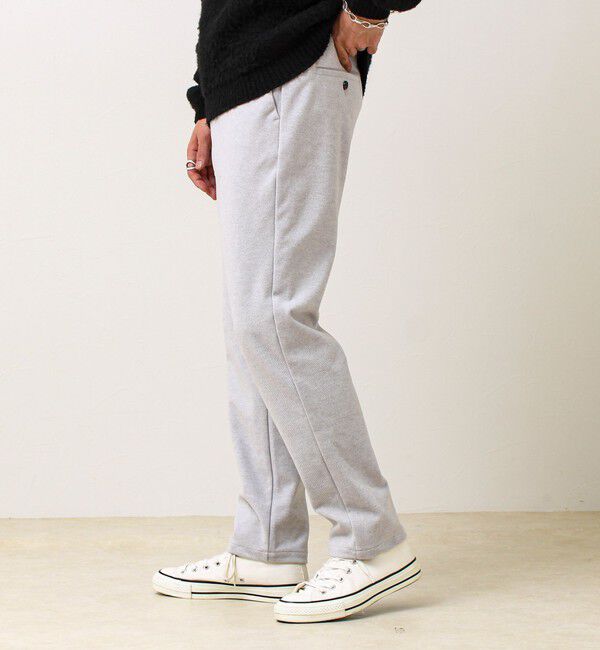 GLOSTER「【毎日穿けるきれい見え】ストレッチカルゼパンツ」|チノ|