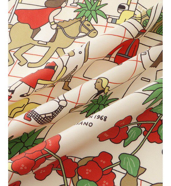 ROPE「【4 ARTIST for ROPE'】コラボ シルクスカーフ/Sサイズ」|バンダナ・スカーフ|