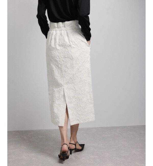 ROPE「ジャガードタイトスカート/セットアップ対応」|スカート|ホワイト(10)