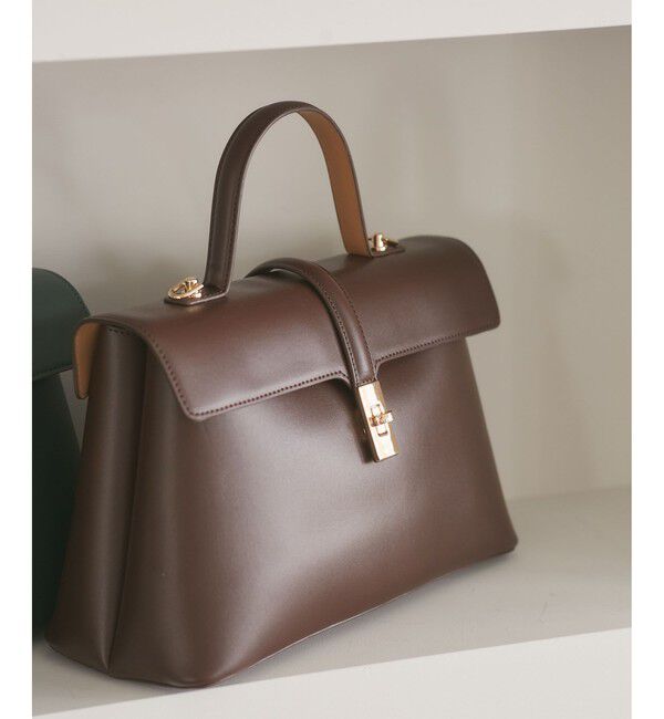 VIS「ひねり金具ワンハンドルバッグ/2WAY,軽量」|ハンドバッグ|