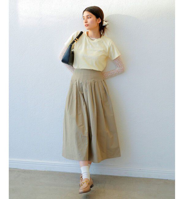 VIS「クルーネックインナートップス（レース・チェック・ラメ・シアー）」|Tシャツ・カットソー|