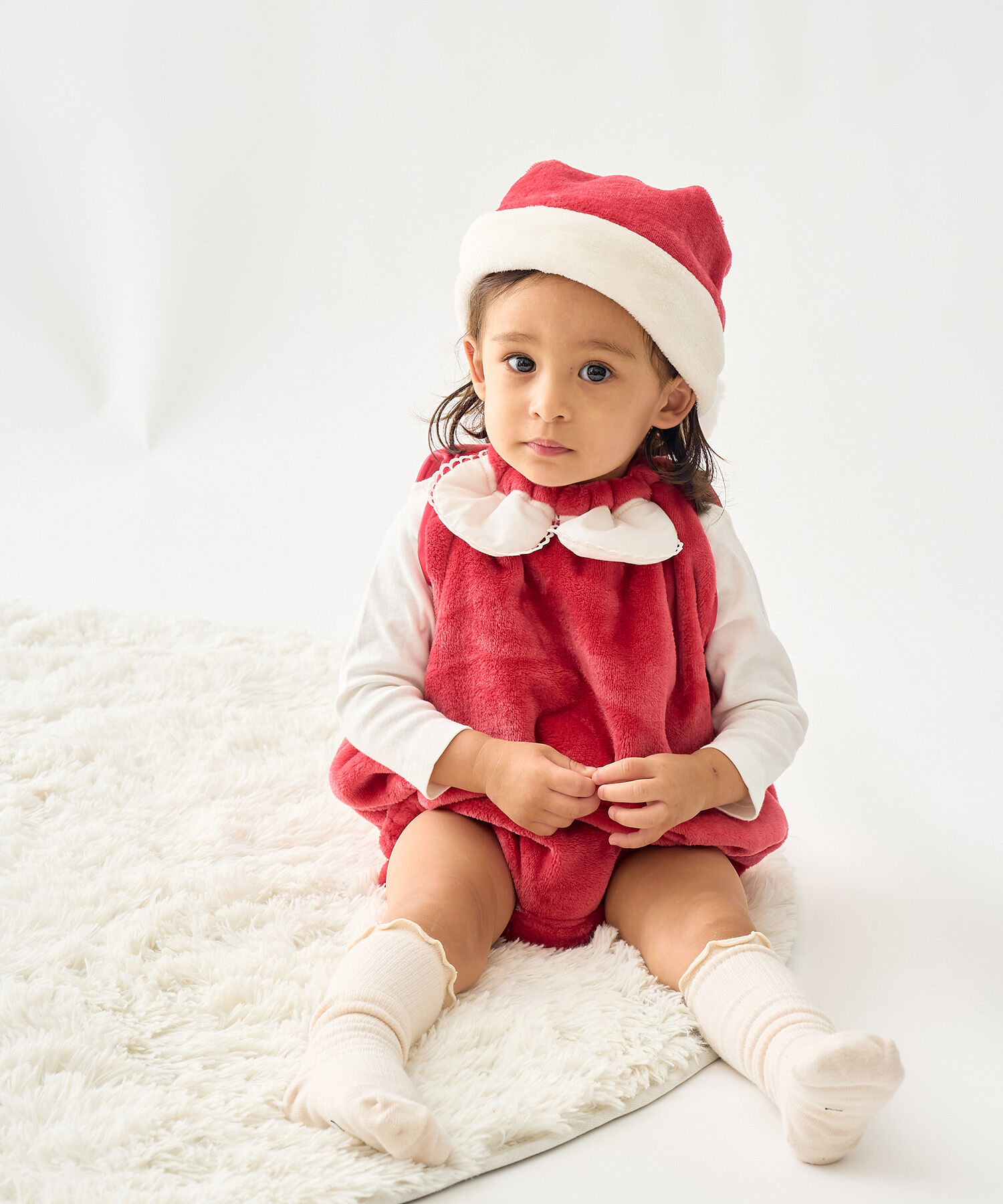 ROPE PICNIC PASSAGE「X'mas Baby/サンタクロースコスプレ」|ロンパース|