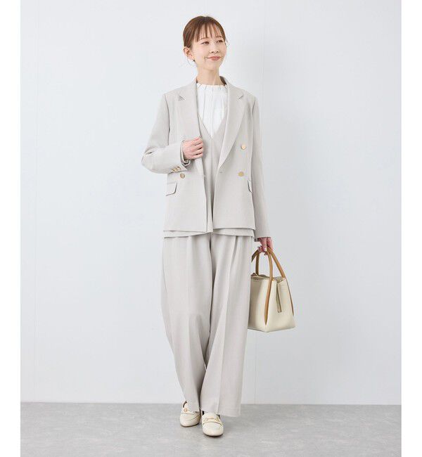 Rope&rsquo;Picnic「【花粉ガード】クリアツイルジレベスト/セレモニー・通勤対応・セットアップ対応」|ベスト・ジレ|