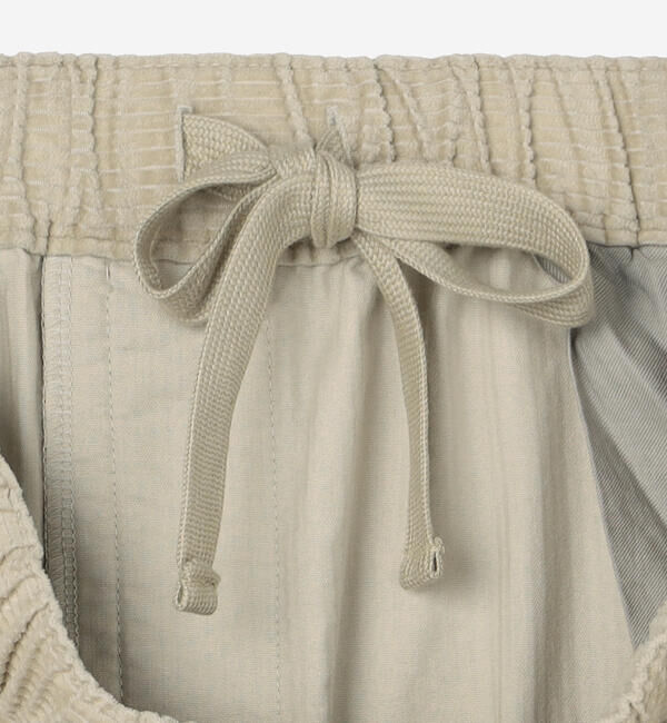 DANTON「DANTON | コーデュロイ イージークロップドパンツ WOMEN」|チノ|