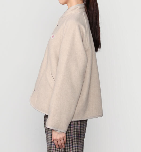 DANTON「DANTON | ウールライトパイル スタンドカラージャケット WOMEN」|テーラードジャケット|