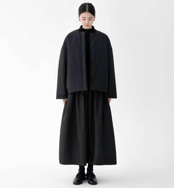  「eunoia | 2WAY パディングジャケット WOMEN」|テーラードジャケット|