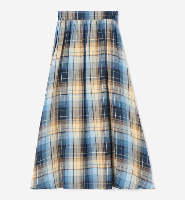 ONEIL OF DUBLIN「O'NEIL OF DUBLIN | リネン フレアロングスカート WOMEN」|スカート|