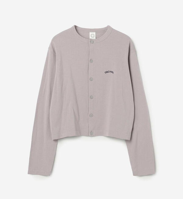 ORCIVAL「ORCIVAL | コットンナイロン シースルー 長袖クルーネックカーディガン WOMEN」|カーディガン|