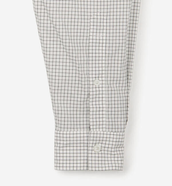 GYMPHLEX「Gymphlex | コットンタイプライター 長袖ジップシャツ MEN」|シャツ・ブラウス|