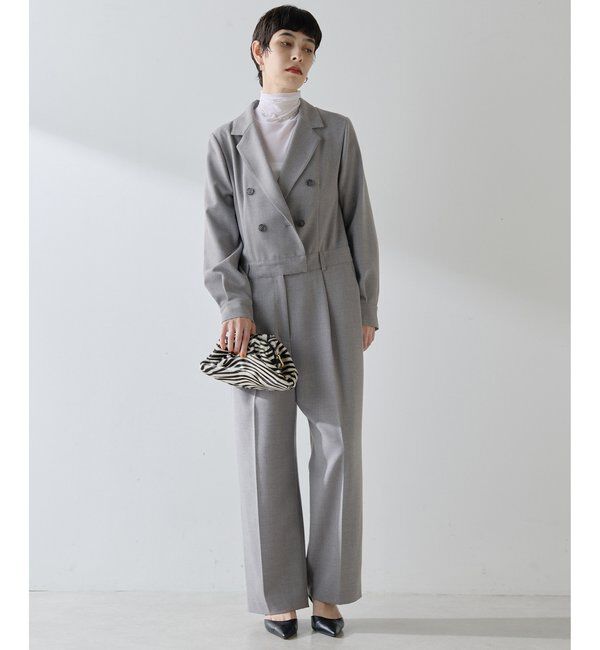 THE PAUSE「《コラボカラー》【THE PAUSE】テーラーカラージャンプスーツ」|ワンピース|