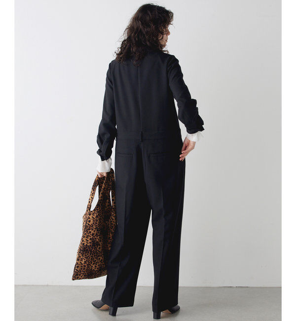 THE PAUSE「《コラボカラー》【THE PAUSE】テーラーカラージャンプスーツ」|ワンピース|