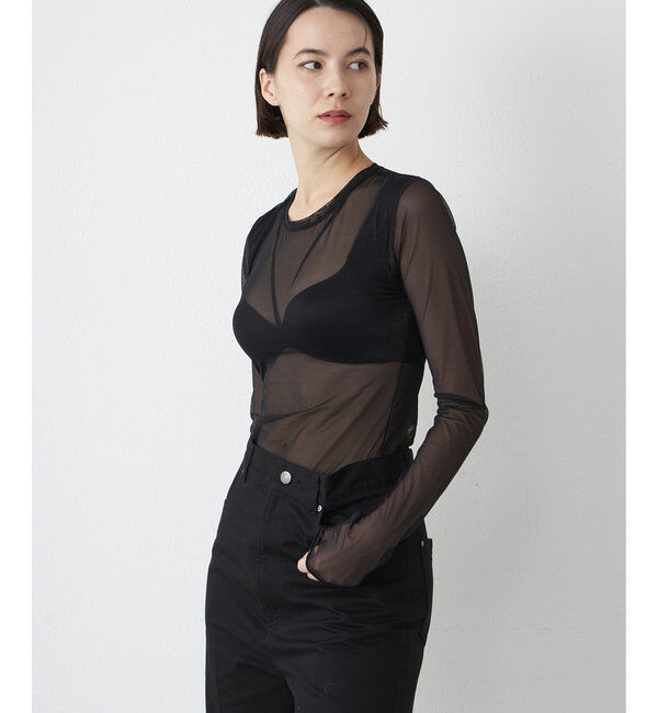  「【NICENICE MOMENT】MESH LS SHELL」|インナー|