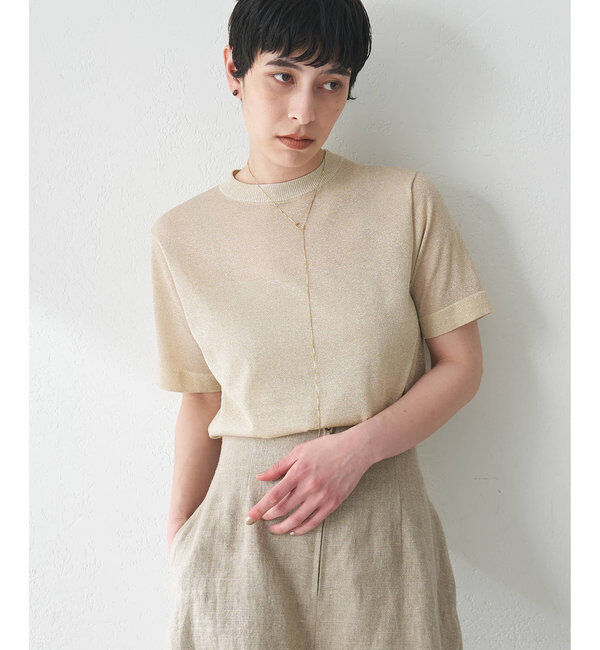  「ラメプルオーバー」|ニット・セーター|