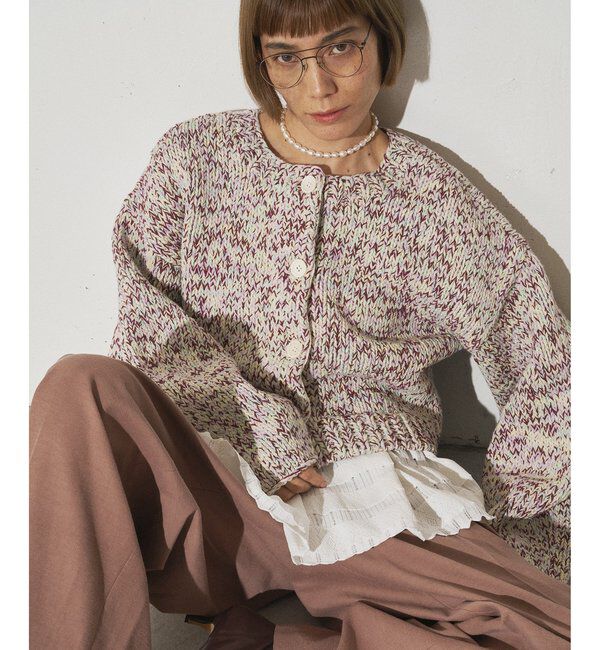 GEMINI「【GEMINI】ローゲージ2way MIXニット」|ニット・セーター|