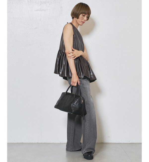  「ギャザーノースリーブブラウス」|シャツ・ブラウス|