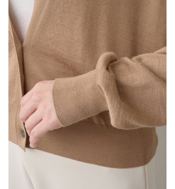  「16G Vネックカーディガン」|ニット・セーター|