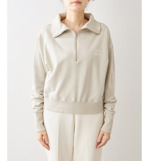  「ハーフジップロゴ裏毛プルオーバー」|Tシャツ・カットソー|