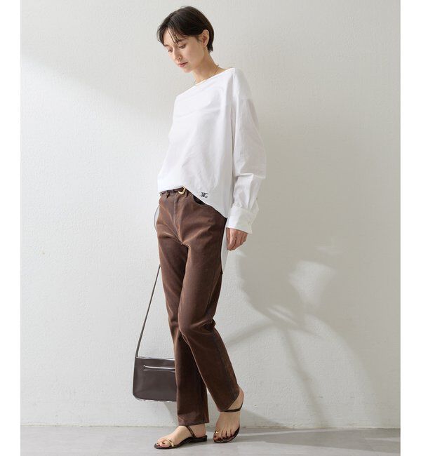  「ブロードオフショルダーブラウス」|シャツ・ブラウス|