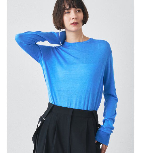  「16Gクルーネックプルオーバー」|ニット・セーター|